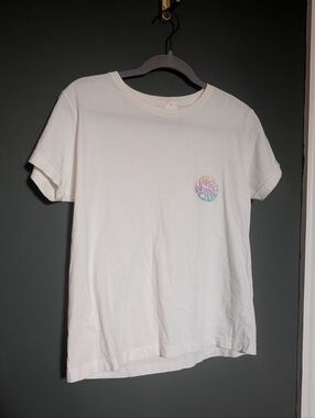 Roxy Waves Of Change White Crewneck Tee